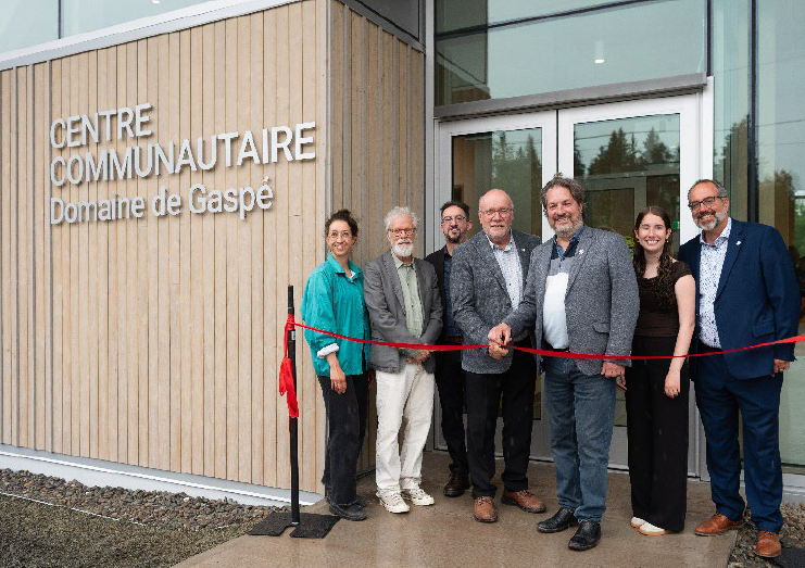 Le nouveau centre communautaire du Domaine de Gaspé est officiellement inauguré